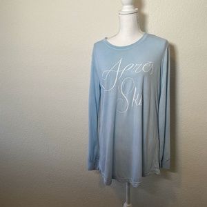 NEW Show Me Your Mumu Apres Ski Long Sleeve Tee Sz Large